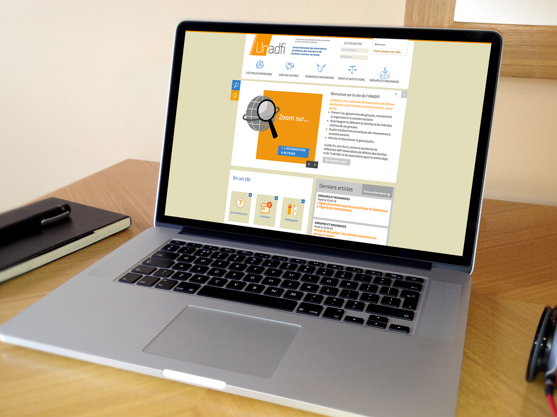 Projet de développement du site sous Drupal pour Unadfi