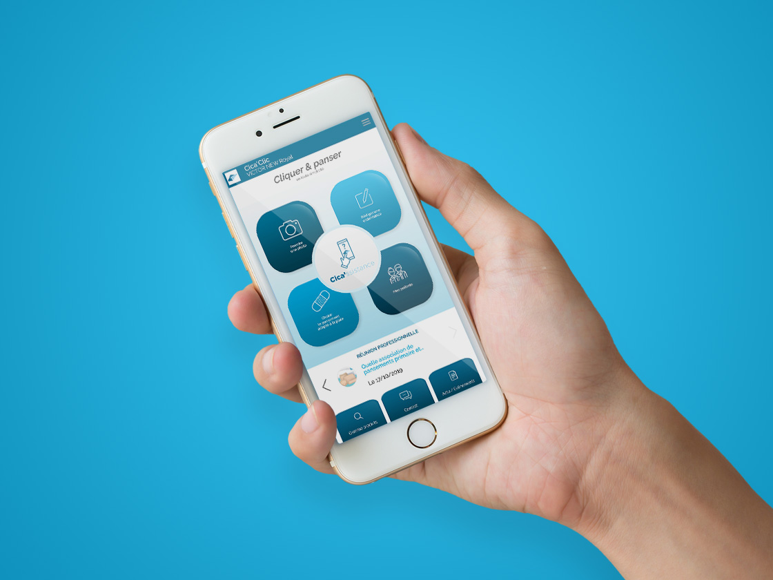 Création de l'application mobile Cica'Clic