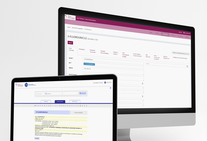 Exemple Plateforme web OncoThériaque